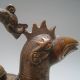 19in.  C A Beautifully Carved Dragon And Phoenix W Qianlong Bronze Jug Nr Teapots photo 5