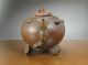18th Or 19th C.  Yixing Zisha Chinese Teapot,  Pods And Applied Nuts Teapots photo 1