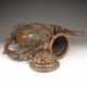 Chinese Bronze Flagon / Teapot / Wind Pot W Kang Xi Mark Incense Burners photo 9