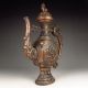 Chinese Bronze Flagon / Teapot / Wind Pot W Kang Xi Mark Incense Burners photo 4