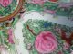 Exc Rose Medallion Large Serving Plates Fitted Bowls Tray Vtg Antique Hong Kong Plates photo 6