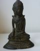 Lopburi Style Seated Crowned Buddha,  5 3/8in. Statues photo 3