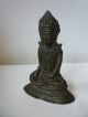 Lopburi Style Seated Crowned Buddha,  5 3/8in. Statues photo 5