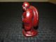 Unique Chinese Red Lacquer Buddha / Man Statue Gorgeous & Stunning Best Of Luck Buddha photo 1