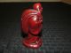 Unique Chinese Red Lacquer Buddha / Man Statue Gorgeous & Stunning Best Of Luck Buddha photo 3