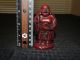 Unique Chinese Red Lacquer Buddha / Man Statue Gorgeous & Stunning Best Of Luck Buddha photo 4