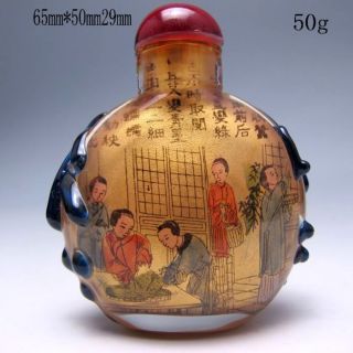 Chinese Inside Hand Painted Glass Snuff Bottle Nr/pc1904 photo