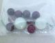 Chinese Green Serpentine Bead & Ring Necklace With Porcelain Pendant (21 