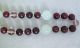 Chinese Green Serpentine Bead & Ring Necklace With Porcelain Pendant (21 