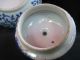 Old M Japan China Blue Phoenix Birds Teapot Plate Toothpick Holder Set Porcelain Teapots photo 4