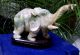 Hand Carved Jade Elephant W/box Excellent+++++ Carving Elephants photo 1