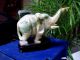 Hand Carved Jade Elephant W/box Excellent+++++ Carving Elephants photo 3