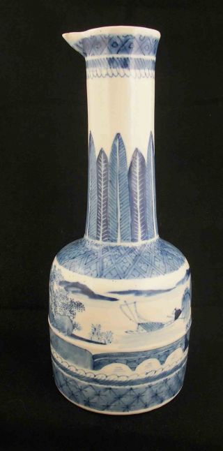 Antique Blue & White Canton China,  Export Porcelain - - - - - - Rare 12 