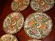 Antique Group Chinese Rose Medallion Plate,  7 1/2 