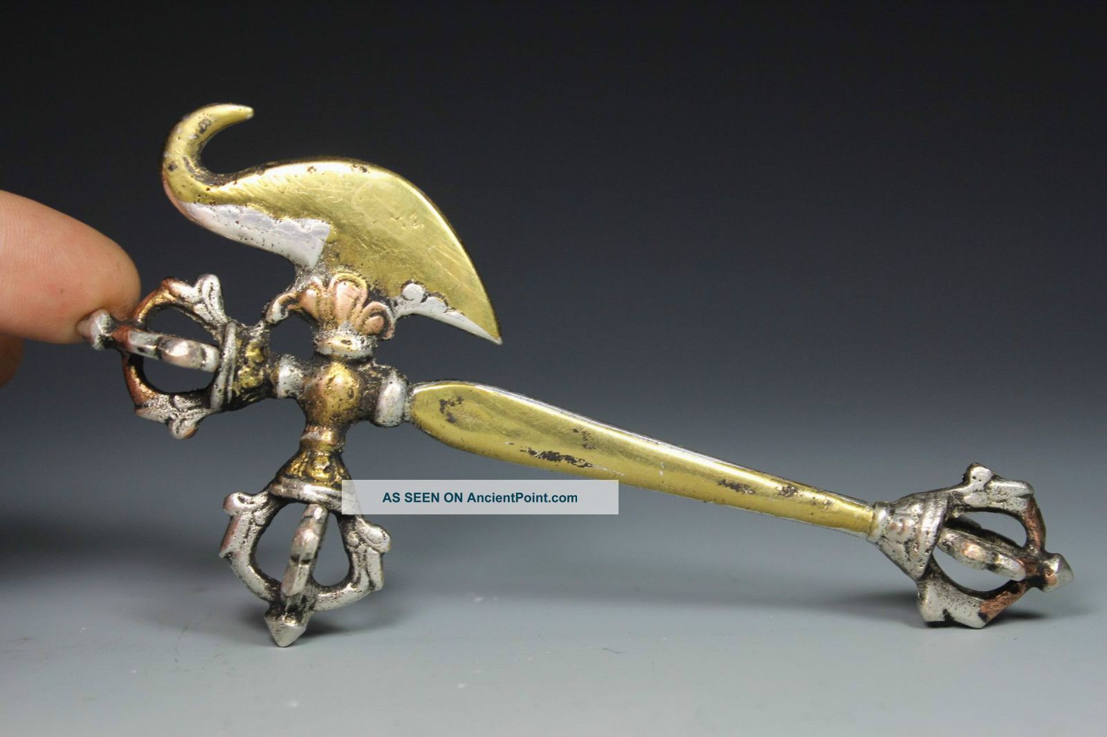 Asian Tibetan Old Copper Handwork Blessing Decoration Other photo
