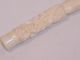 Old Antique Chinese Hand Carved Flowers Ox Bone Cigarette Holder Ex Cond C1920 Other photo 2