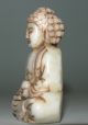 Ancient China Jade Chinese Hetian Jade Hand - Carved Jade Statue Buddha 2.  3inch Buddha photo 2