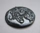 Chinese Hetian Black Green Jade Carved Dragon Pendant Nr Other photo 4
