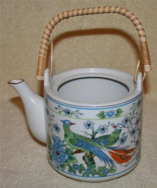 Vintage Imari Ware Handcrafted Porcelain Teapot photo