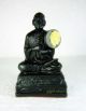 Thai Buddha Amulet Phra Somdej Lp Toh Wat Rakang Model Nampee Iron Ore Powder Statues photo 2