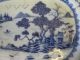 1700s Chinese Blue & White Plate Rivetted Repair Plates photo 1