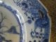 1700s Chinese Blue & White Plate Rivetted Repair Plates photo 2