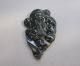 Chinese Hetian Black Green Jade Carved God Of Wealth Pendant Nr Other photo 2