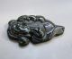 Chinese Hetian Black Green Jade Carved God Of Wealth Pendant Nr Other photo 4