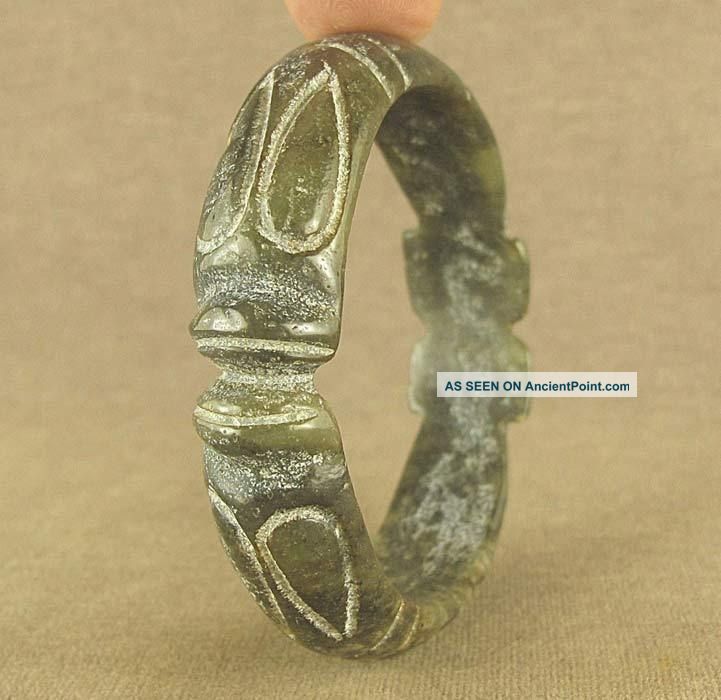 With Carved Chinese Jade 2 Pig - Dragon Totem Bracelet Bracelets photo