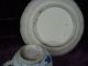 2 Antique Chinese Export Porcelain Kangxi Cup Saucer Plates photo 10