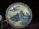 2 Antique Chinese Export Porcelain Kangxi Cup Saucer Plates photo 7
