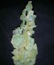 Antique Chinese Pale Green Jade?translucent Hand Carved Stone Sculpture 21cm Other photo 5