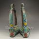 Chinese Cloisonne Statue W Pair Horse Saddle Nr Other photo 1