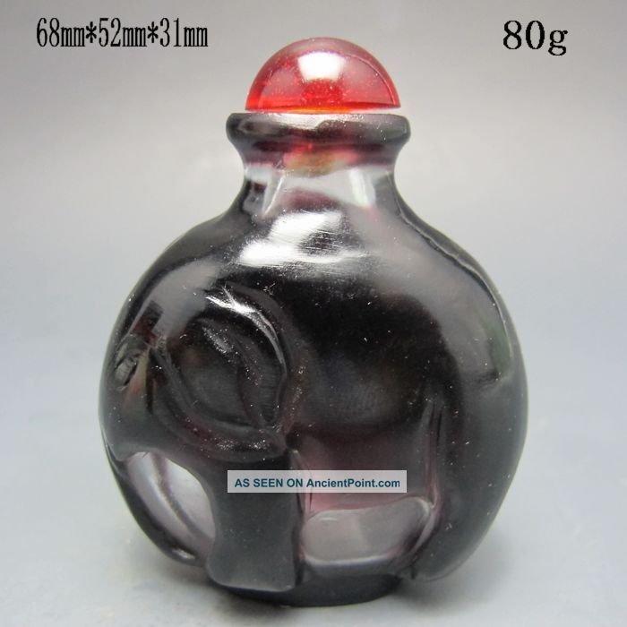Chinese Glass Hand - Carved Snuff Bottles Nr/xb2044 Snuff Bottles photo