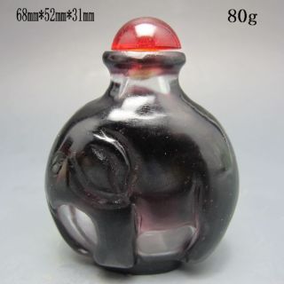 Chinese Glass Hand - Carved Snuff Bottles Nr/xb2044 photo