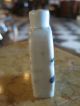 Antique Chinese Blue & White Porcelain Snuff Bottle Signed / Marked On Side Snuff Bottles photo 3