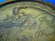 High Quality Antique Chinese Bronze / Brass Pedestal Bowl W/ Dragon & Happiness Bowls photo 2
