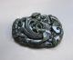 Chinese Hetian Black Green Jade Carved Phoenix Pendant Nr Other photo 3