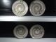 Hand Painted Bamboo Antique Japanese Small Plates Set Of 4 Plates photo 2