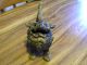 Antique Cast Iron Dragon Foo Fu Dog Lion Incense Burner In Incense Burners photo 1