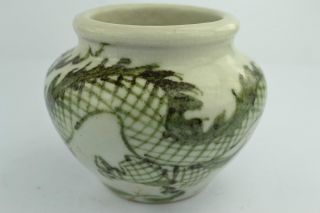 China Collectibles Old Handwork Porcelain Drawing Dragon Brush Pot +++++++++ photo