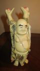 Heavy Old Celluloid Statue Of Hotai Happy Buddha Circa 1960 From China Other photo 5