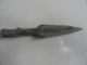 Chinese Bronze Old Lance Spearhead Unique Fancy Style 4 Swords photo 3
