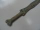 Chinese Weapon Bronze Sword Spearhead Carven Handle Long Other photo 3