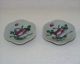 Pair Of Antique Scallop Dishes Chinese Plates photo 1