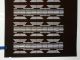 Is355 Japanese Ise Katagami Kimono Stencil Pattern Print Stripes Line Rectangle Kimonos & Textiles photo 6