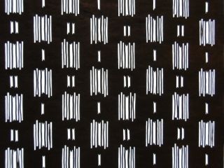Is362 Japanese Ise Katagami Kimono Stencil Pattern Print Stripes Rectangle Nr photo
