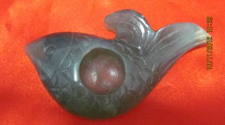 Lovely Chinese Jade Fish Statue New Arrival For Christmas photo