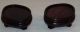 Pair Of Vintage Oval Jade Vase Stands Other photo 1