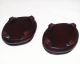 Pair Of Vintage Oval Jade Vase Stands Other photo 3